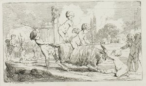 Spelende kinderen door Charles Francois Hutin