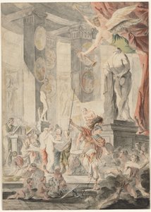 Ut Pictura Poesis door Charles Francois Hutin