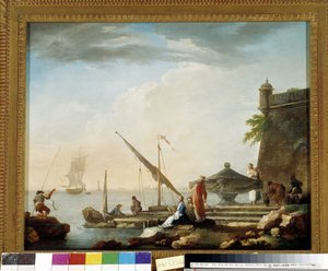 Middellandse Zeehaven bij de fontein