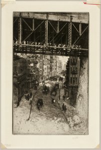 Kersenstraat door Charles Frederick William Mielatz