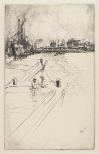 New York vanaf de Haven, 1905