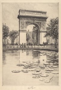 Washington Arch, 1909 door Charles Frederick William Mielatz