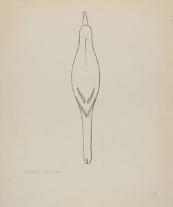 Lokvogel (Roodvleugel Zwarte Vogel) door Charles Garjian
