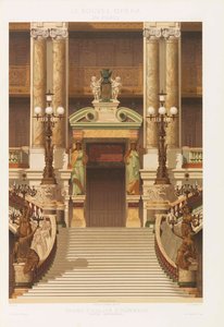 De nieuwe Opera van Parijs, 1880 door Charles Garnier