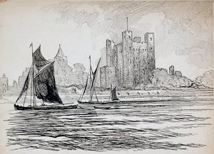 Rochester Castle, Kent, 1892-1933