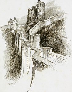 Kasteel van Scarborough, North Yorkshire