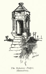De Refter Preekstoel, Shrewsbury door Charles George Harper