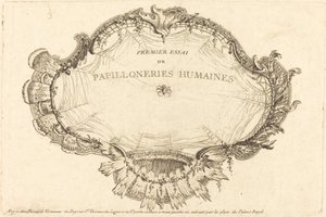 De Titel door Charles Germain de Saint Aubin