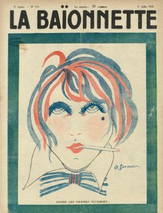 Omslag van de krant "La Baionnette" van 31 juli door Charles Gesmar