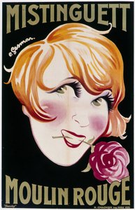 Mistinguett bij de Moulin Rouge