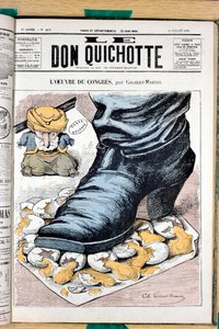 Omslag van Le Don Quixote, nummer 213, Satirique in kleuren