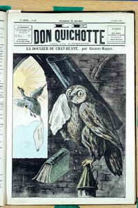 Omslag van "Don Quixote", nummer 94, Satirisch in kleuren