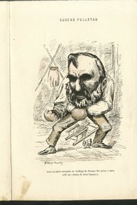 Illustratie door Charles Gilbert-Martin (1839-1905) in Hedendaagse Grimassen door Charles Gilbert Martin