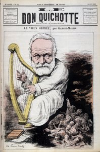 De Oude Orpheus: cartoon over Victor Hugo en Rusland - door Gilbert-Martin (Gilbert Martin), in 