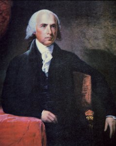 James Madison (1751-1836) door Charles Gilbert Stuart