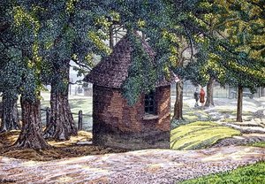 Bij de Vijvers, Hampstead door Charles Ginner