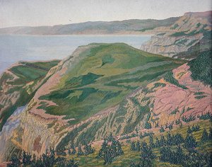 De kust van Dorset door Charles Ginner