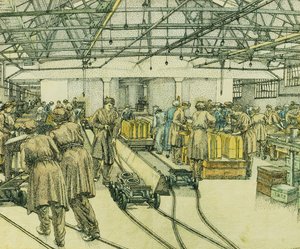 De Vulfabriek, Hereford door Charles Ginner