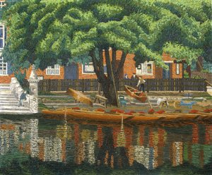 De Aanlegsteiger, Stratford-Upon-Avon door Charles Ginner