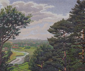 De rivier Avon, nabij Salisbury
