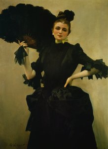Portret van mevrouw Closmenil door Charles Giron