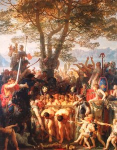 Frans: Les Romains passant sous le joug Romeinen onder het juk door Charles Gleyre