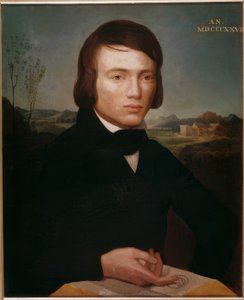 Zelfportret Charles Gleyre door Charles Gleyre