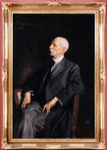 Manuel Patricio Rodriguez Garcia zittend in fauteuil door Charles Goldsborough Anderson