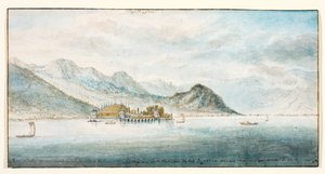 Isola Bella aan het Lago Maggiore, Italië door Charles Gore