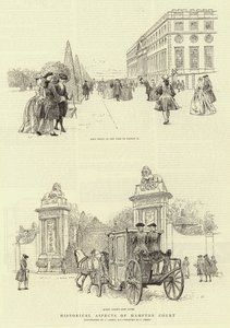 Historische aspecten van Hampton Court door Charles Green