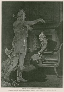 Illustratie voor A Christmas Carol door Charles Dickens door Charles Green
