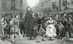 Jack-in-the-Green - een Meidag scène zestig jaar geleden (ca. 1830)