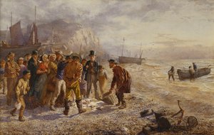 De veiling, 1864 door Charles Green