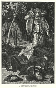 De heuvels van Yarrow (gravure) door Charles Gregory