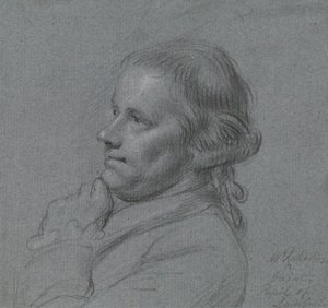 Portretstudie van John Inigo Richards, R.A. door Charles Grignion