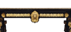Napoleon III tafel, ontworpen door Jean Brandely, marqueterie door E. Varlot, Parijs, c.1850-75 door Charles Guillaume Diehl