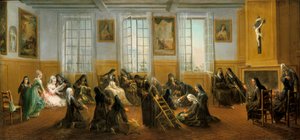 De Karmelietessen in de Verwarmingshal door Charles Guillot