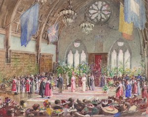Koninklijk Bezoek aan Dundee door Charles Gustav Louis Phillips
