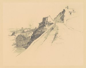 Bij Hope Gate, Quebec door Charles H. Woodbury