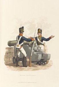 Koninklijke Artillerie door Charles Hamilton (after) Smith