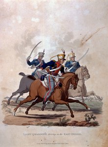 Light Dragoons dienend in Oost-Indië, uit 