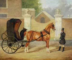 Herenkoetsen: Een cabriolet, ca. 1820-30 door Charles Hancock