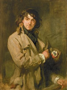 Portret van Sir John Martin Harvey, als Sydney Carton in 