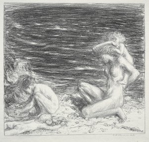 Zee en bries, 1894 door Charles Haslewood Shannon