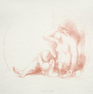 Speelkameraadjes, 1907 door Charles Hasslewood Shannon