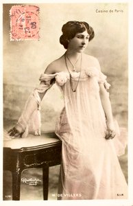 Oude ansichtkaart Actrice Casino de Paris