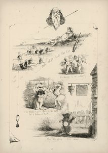 Pagina uit Proverbs with Pictures door Charles H. Bennett door Charles Henry (after) Bennett