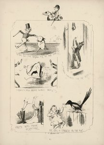 Pagina uit Spreuken met afbeeldingen van Charles H Bennett