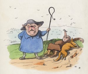 De luie herder