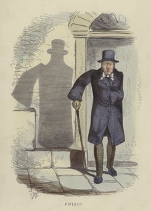 Physic (gekleurde gravure) door Charles Henry Bennett
